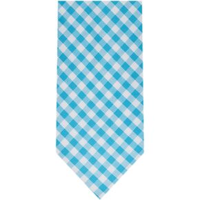 Jacob Alexander Men's Gingham Checkered Pattern Neck Tie - Extra Long