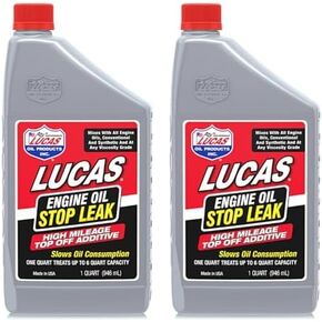 Lucas Oil Engine Oil Stop Leak Top Off Additive/12x1/Quart