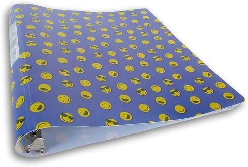 Making the Grade Kids' Colorful Patterned Flexible Poly 3 Ring Binder (Pink & Red Sunburst) in Saudi Arabia