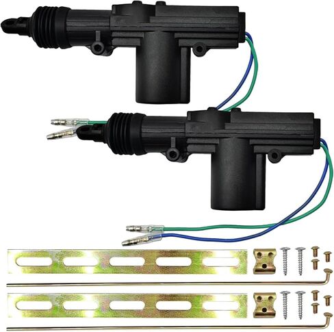 Car Power Door Lock Kit, Universal Heavy Duty Car Power Door Lock Actuator 2-Wire 12-Volt Motor for Most Automotive Central Locking System (2PCS) in Saudi Arabia