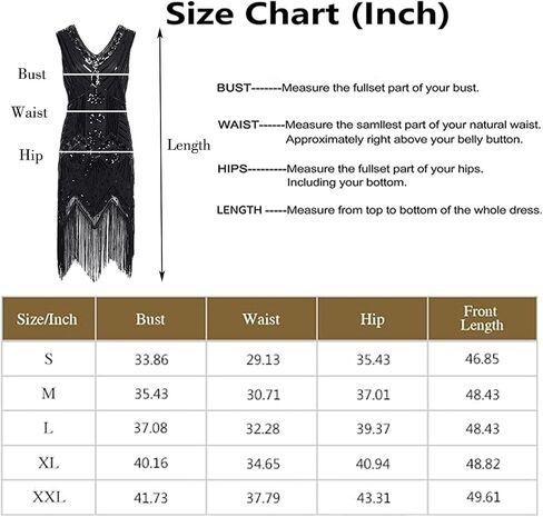 Women's 1920S Sequin Fringed Gatsby Flapper Dress with Roaring 20s Accessories in Saudi Arabia