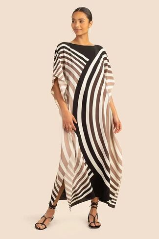 Satin Silk Kaftan Caftan Dress Abaya Maxi Beach Coverups for Women UK Casual Dresses for Women Swim Cover-Ups Beachwear Loungewear Black, One Size in Saudi Arabia