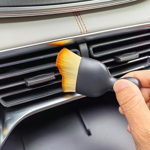 Car Interior Detailing Brush,Soft Bristle Cleaning Brush Car Detailing Brush Dusting Brush,Auto Detail Brush Car Dash Duster Brush,Car air Conditioning Cleaning Tool in Saudi Arabia