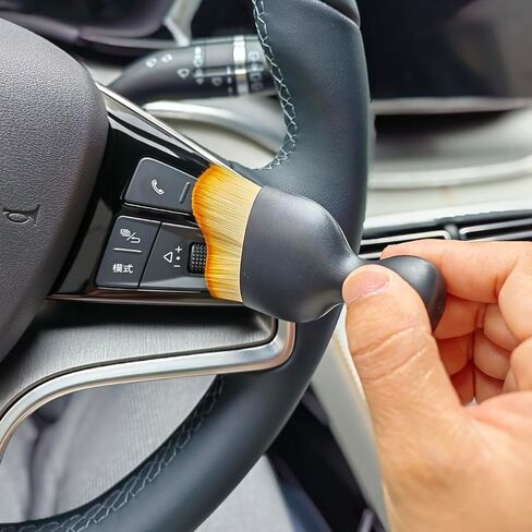 Car Interior Detailing Brush,Soft Bristle Cleaning Brush Car Detailing Brush Dusting Brush,Auto Detail Brush Car Dash Duster Brush,Car air Conditioning Cleaning Tool in Saudi Arabia
