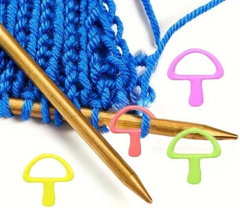 ZHENZHIZHE 60pcs Colorful Ring Stitch Markers Multicolor Stitch Markers Knitting Stitch Rings Mini Size Crochet Markers Knitting Tool for Sewing Weaving (10mm), liu bian xing10mm in Saudi Arabia