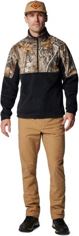Columbia Men's PHG Fleece Overlay Ii 1/4 Zip in Kuwait