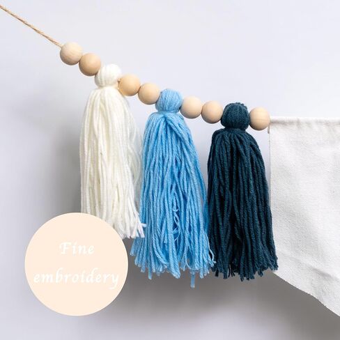 One High Chair Banner - Autumn Theme Highchair Banner for 1st Birthday,Yarn Tassel Garland,White Orange Party Decorations,Pumpkin Fabric Party Supplies (Autumn Tassel Banner) in Saudi Arabia