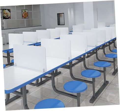 Cabilock Desk Partition Panels Table Partition Board Desk Protector Desks Desktop Privacy Panel Separate Board Partitions Desktop Desk Indoor Room Dividers White Screen Office Protection in Saudi Arabia