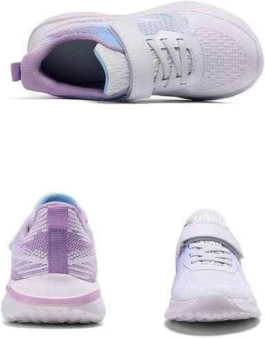 Boys Girls Sneakers Kids Lightweight Breathable Strap Athletic Running Walking Sports Tennis Shoes for Toddler/Little Kid/Big Kid in Saudi Arabia