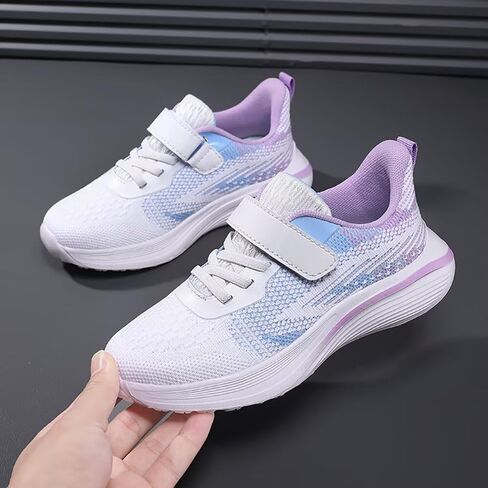 Boys Girls Sneakers Kids Lightweight Breathable Strap Athletic Running Walking Sports Tennis Shoes for Toddler/Little Kid/Big Kid in Saudi Arabia