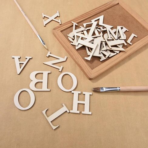 1 Inch 48 Pcs Wood Greek Letters,Unfinished Wooden Alphabet letters for Sorority Fraternity Paddles,Wall Decor, DIY Project and Other Home Decorations in Saudi Arabia