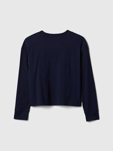 GAP Girls' Long Sleeve Logo Graphic in Saudi Arabia