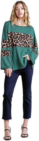 Umgee Women's Leopard High Low Top in Saudi Arabia