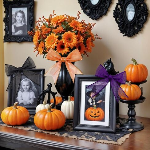 36 ياردة هالوين أشرطة سلكية 2.5 بوصة 6 لفات شريط الهالوين الخفافيش الهيكل العظمي شبكات العنكبوت طباعة الشريط الحرفية شريط تغليف الهدايا المخيف لإكليل القوس صنع ديكور الهالوين بنفسك in Kuwait