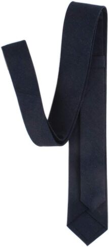 Men's Cotton Skinny Tie Handmade Striped Ties Fundamental Menswear in Kuwait