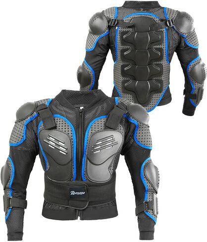 Kids Motorcycle Jakcet-Dirk Bike Gear,Youth Motocross Armor Suit,Back Chest Eblow Protection in Kuwait