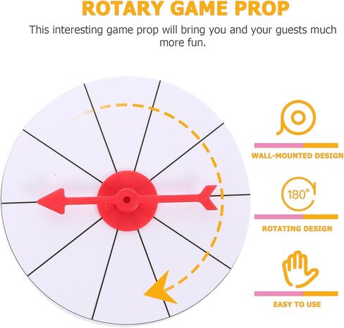 TOYANDONA 3 Pcs Lucky Draw Wheel Prize Draw Wheel Easy As Pie Crossword Puzzles Spiral Bound for Game Prize Wheel Large Prize Wheel Number Puzzle Game Turn Plate Foam Lock Box Portable Child in Kuwait