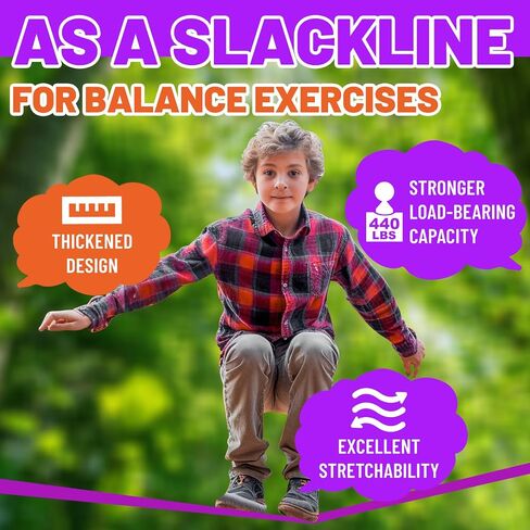 Zipline Kit for Kids and Adutls, Stainless Steel Pulley,Slackline 56ft with Zipline,Zip Lines for Backyard，Zip Line Kit with Climbing Rope Swing in Saudi Arabia