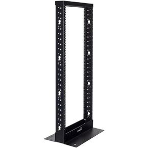 NavePoint 45U 2 Post Rack Open Frame Server Rack for 19 Inch Equipment, AV, Networking, Data & IT Devices, 2-Post Rack 45U 881lbs Weight Capacity, White
