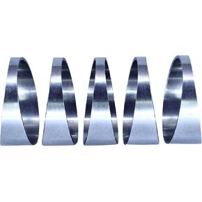 REMTUNE 90 degree 5" 304 Stainless Steel Tight Radius Pie Cuts (Not Welded) - Laser Cut and Deburred for Custom Exhaust and Fabrication Projects (5pcs)