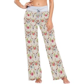 Aflyko Women Pajama Pants Cute Sleepwear Pants Pjs