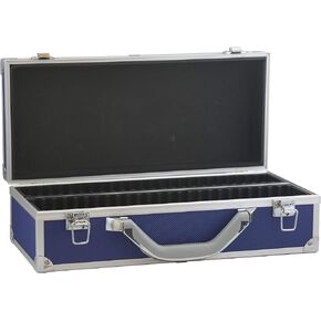 Ursae Minoris Elite Blue Aluminum Box for 50 Certified or Certified-Style Coin Holders NGC, PCGS, ANACS, Elite, Lighthouse, BCW
