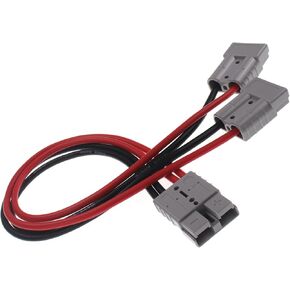 بطارية 175 أمبير، توصيل سريع، قطع التوصيل، وصلات كابلات 6AWG لموصل أندرسون، توصيل واحد إلى واحد، موصل رافعة شوكية كهربائية (2 * 6 AWG 47 بوصة) in Kuwait