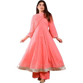 Indian Kurti for Womens With Palazzo | Rayon Printed Kurta Dupatta Kurtis Dress For Women Tops Tunic