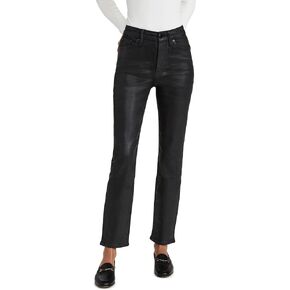 Good American Women's Good Classic Coated Pants