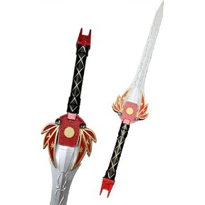 39.5" Foam Red Ranger Sword Super Sentai Show Costume Cosplay Prop for Halloween, Xmas, and Collectors 1:1 Scale