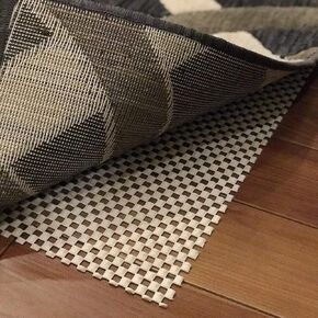 iPrimio Non Slip Area Rug Pad Gripper 5x3 for Bathroom, Indoor, Kitchen and Outdoor Area - Extra Grip for Hard Surface Floors - Carpet Gripper for Hardwood or Tile Floors - Rug Slip Stopper