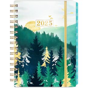 2025 Planner - Calendar 2025 Planner, JAN 2025 - DEC 2025, 6.4" x 8.5", 2025 Planner Weekly and Monthly, 2025 Calendar Planner with Hardcover, Back Pocket, Colorful Monthly Tabs, Thick Paper