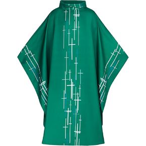 Clergy Elegance Church Vestments Catholic Priest Chasuble Church Mass Robe Priests Chasuble Mass Round Collar Robe