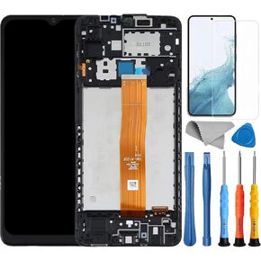 Svailee for Samsung A12 Screen Replacement with Frame for Samsung Galaxy A12 a125u1 s127dl a125a a125w a125m a125f LCD Display Touch digitizer Screen Assembly Part with Tools 6.5 inch Black