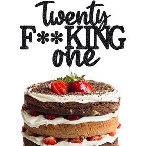 31 Cake Toppers, Happy 31st Birthday Cake Toppers-Black Glitter, Funny 31st Cake Topper for Men,31 Cake Topper For Women, 31st birthday decorations,31st Birthday Cake Topper Birthday Cake Topper