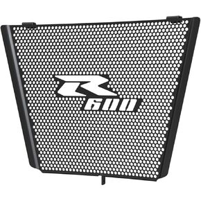 YUANQIAN Motorcycle Radiator Grille Guard Cover Compatible With GSXR 600 2006-2024 GSX R 600 2006-2024-Black
