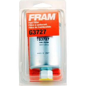 FRAM G3727CS High Performance Replacement In-Line Fuel Filter for Optimal Engine Protection, Fits Select Vehicle Model Years