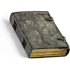 The Book of Hamunaptra Leather Journal Egyptian Witch Book of The Dead The Mummys Evil Prop Replica Necronomicon Book of Shadows Journals Spell Books 8x6 in 200 Pages