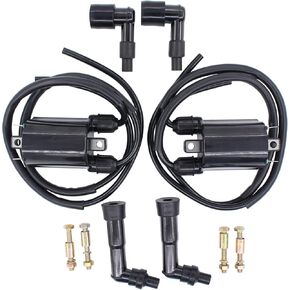 NewYall Pack of 2 Ignition Coil with Wire and Cap for Kawasaki Vulcan 1500 Classic 1997-2008