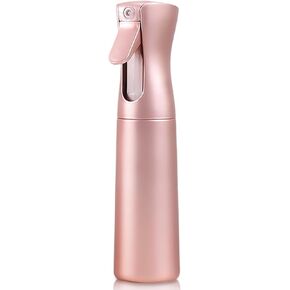 Empty Spray bottles, Continuous Spray Bottle for Hair, 10 Oz Rose Gold Spray Water Bottle Fine Mist Refillable, Skin Care, Showering Pets, Plants, travel, Ironing and Cleaning