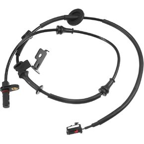 ABS Sensor No.599103X350 - Car Rear Left ABS Wheel Speed Sensor - for Hyundai Elantra 2011-2015 ABS Metal Black - 1 Pc