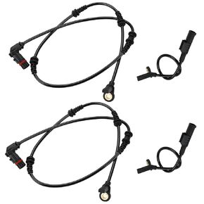 4 Pcs ABS Wheel Speed Sensors Compatible with Mercedes-Benz GL320 ML320 R320 GL350 R350 ML350 R350 GL450 ML450 GL550 ML500 R500 ML63 AMG, abs Sensors, Replacement for 1645400917, 1645400717
