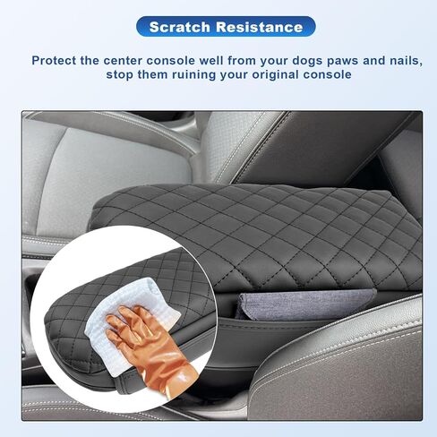 CDEFG 2024 2025 Trax Center Console Cover for 2024 2025 Chevy Trax Armrest Cover Middle Console Pad Arm Rest Cover 2024 Trax 2025 Accessories (w/Pockets) in Saudi Arabia
