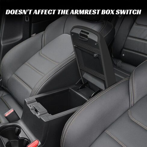 Armrest Cover for Toyota Highlander 2008-2013 Center Console Covers Car Decoration Accessories Replacement Part (Grey) in Saudi Arabia
