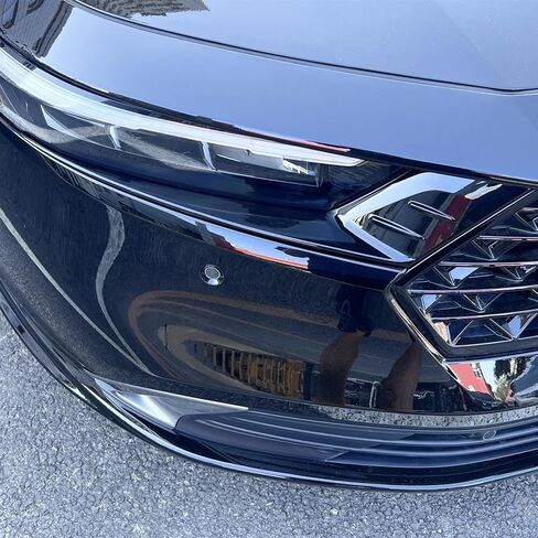 ZiWen New Front Bumper Headlight Cover Eyelid Trims For Honda Accord 2023 2024 (Gloss Black) in Saudi Arabia