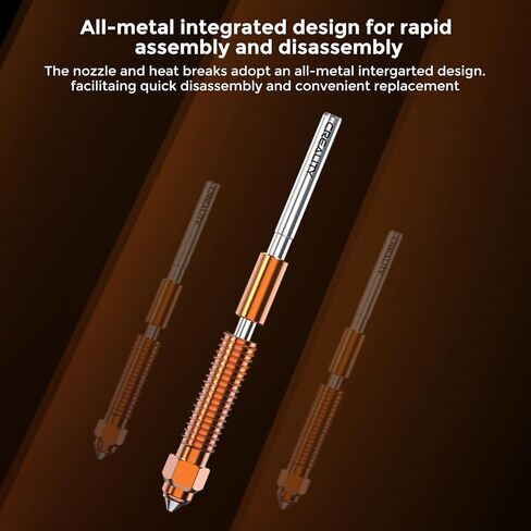 مجموعة أدوات التسخين السيراميكية Ender 3 V3 KE الرسمية من Creality، مجموعة أدوات التسخين السيراميكية Ender 3 V3 KE، نهاية ساخنة لمقاومة درجات الحرارة العالية 300 درجة مئوية، استبدال Hotend الموصلية الحرارية المعدنية بالكامل in Kuwait