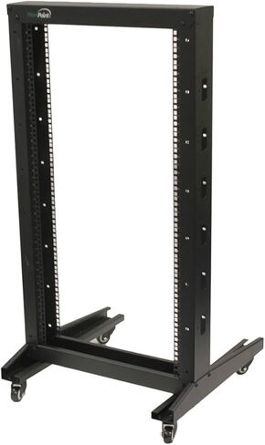حامل خادم NavePoint 45U 2 Post Rack بإطار مفتوح لمعدات 19 بوصة، AV، والشبكات، وأجهزة البيانات وتكنولوجيا المعلومات، 2-Post Rack 45U 881lbs سعة الوزن، أبيض in Saudi Arabia