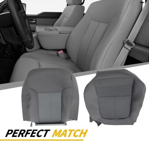 Driver Passenger Top Bottom Cloth Seat Cover Compatible with 150 250 350(Fit F Series) 2011 2012 2013 2014 in Saudi Arabia