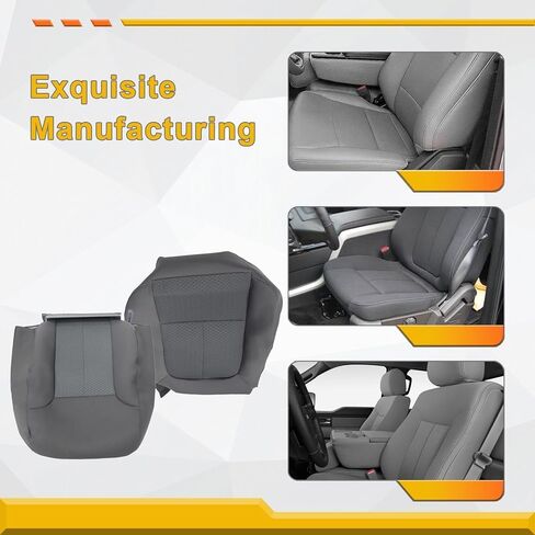 Driver Passenger Top Bottom Cloth Seat Cover Compatible with 150 250 350(Fit F Series) 2011 2012 2013 2014 in Saudi Arabia