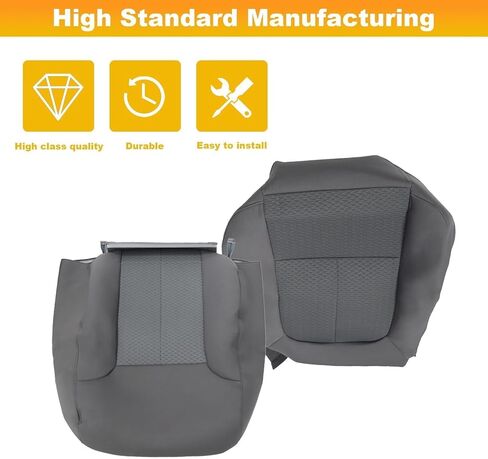 Driver Passenger Top Bottom Cloth Seat Cover Compatible with 150 250 350(Fit F Series) 2011 2012 2013 2014 in Saudi Arabia